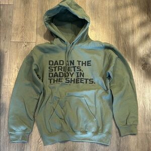 🆕 Combat Iron Apparel Forest Green Hoodie w Drawstrings. Mens Small. Brand New!!